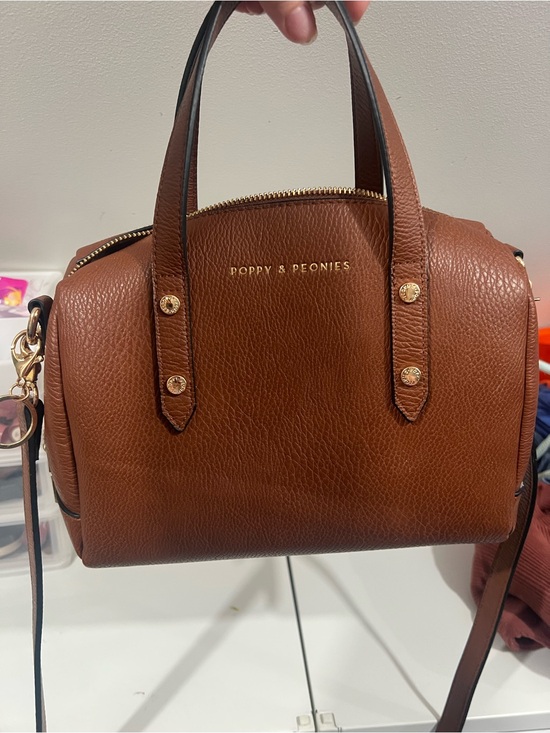 Poppy & Peonies Handbags - Poppy & Peonies Chestnut Out and About